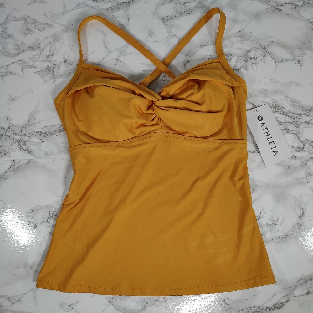 NWT Athleta Twist Up Tankini Top Size 34D/DD *READ DESCRIPTION*